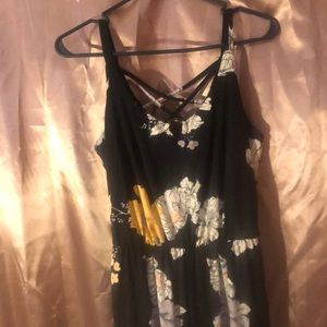 Maurices Floral Romper Sz XS